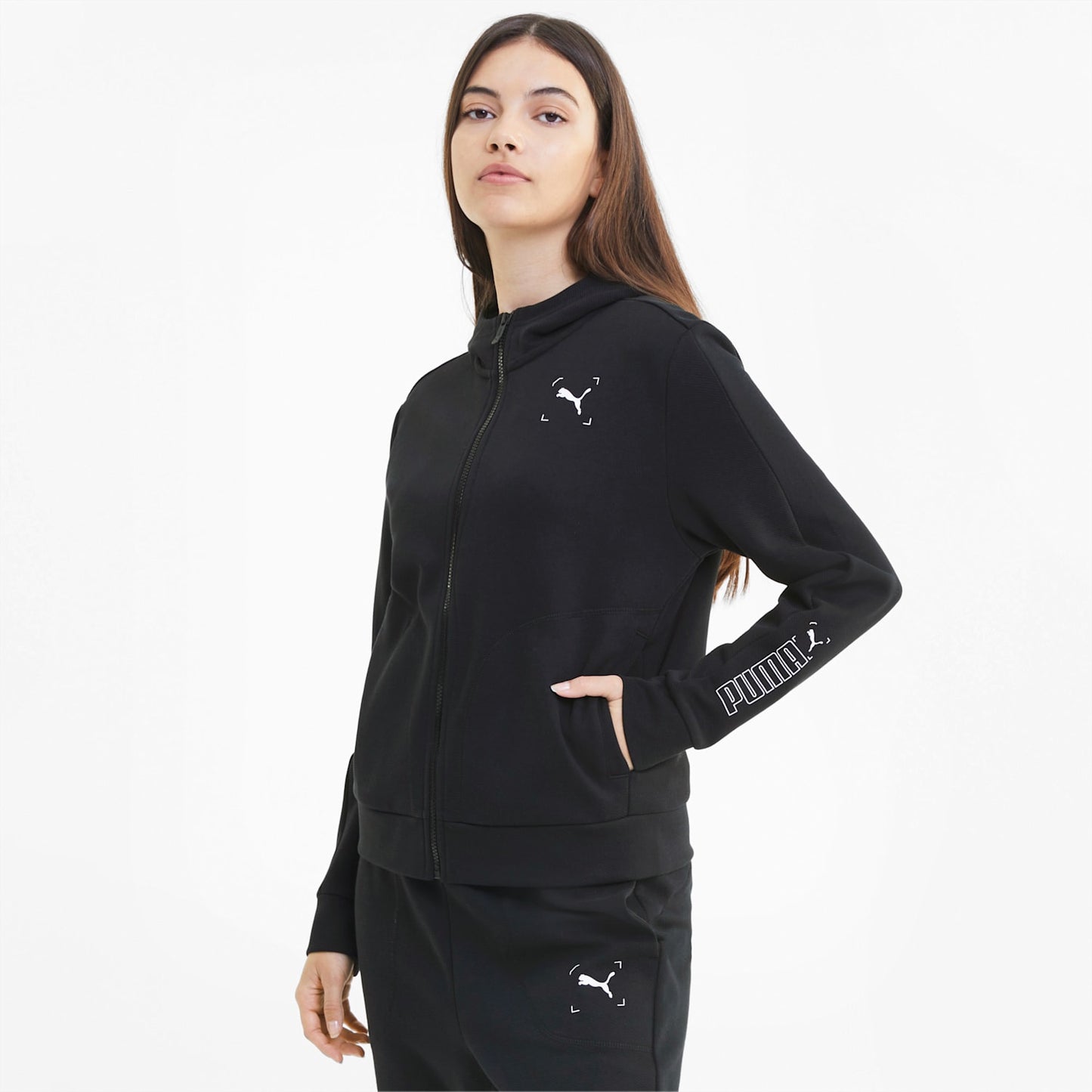 PUMA NU-TILITY Full Zip Women's Hoodie - L