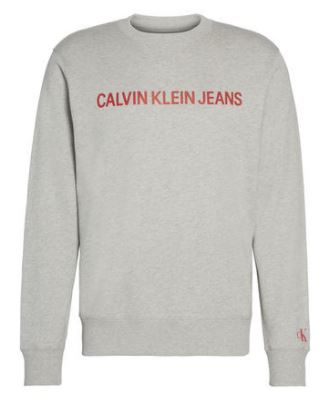 CALVIN KLEIN JEANS Institutional Logo Crew Neck Sweater - M