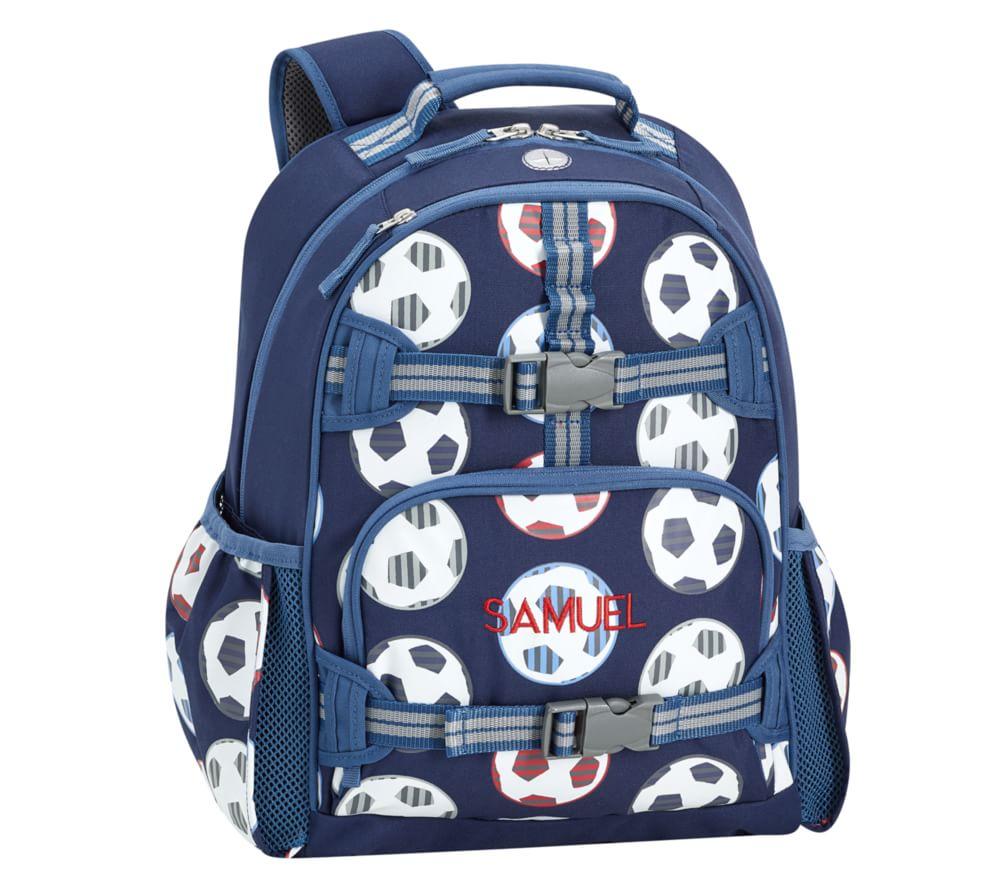 Mackenzie Navy Soccer Glow-in-the-dark Kids' Backpack