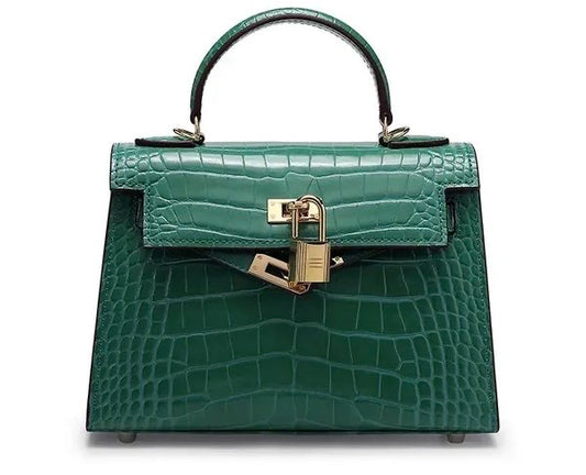 Bag High-End Crocodile Pattern Genuine Leather Women Tote 2024 Spring Fashion Lady Mini bag from carino