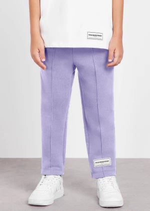 Digital lavender tapered joggers (8-9 M)