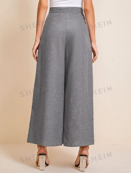 Gray shein formal pants  - S