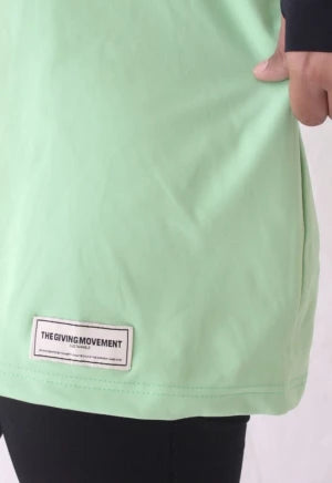 Light Green Oversized T-shirt  l/xl