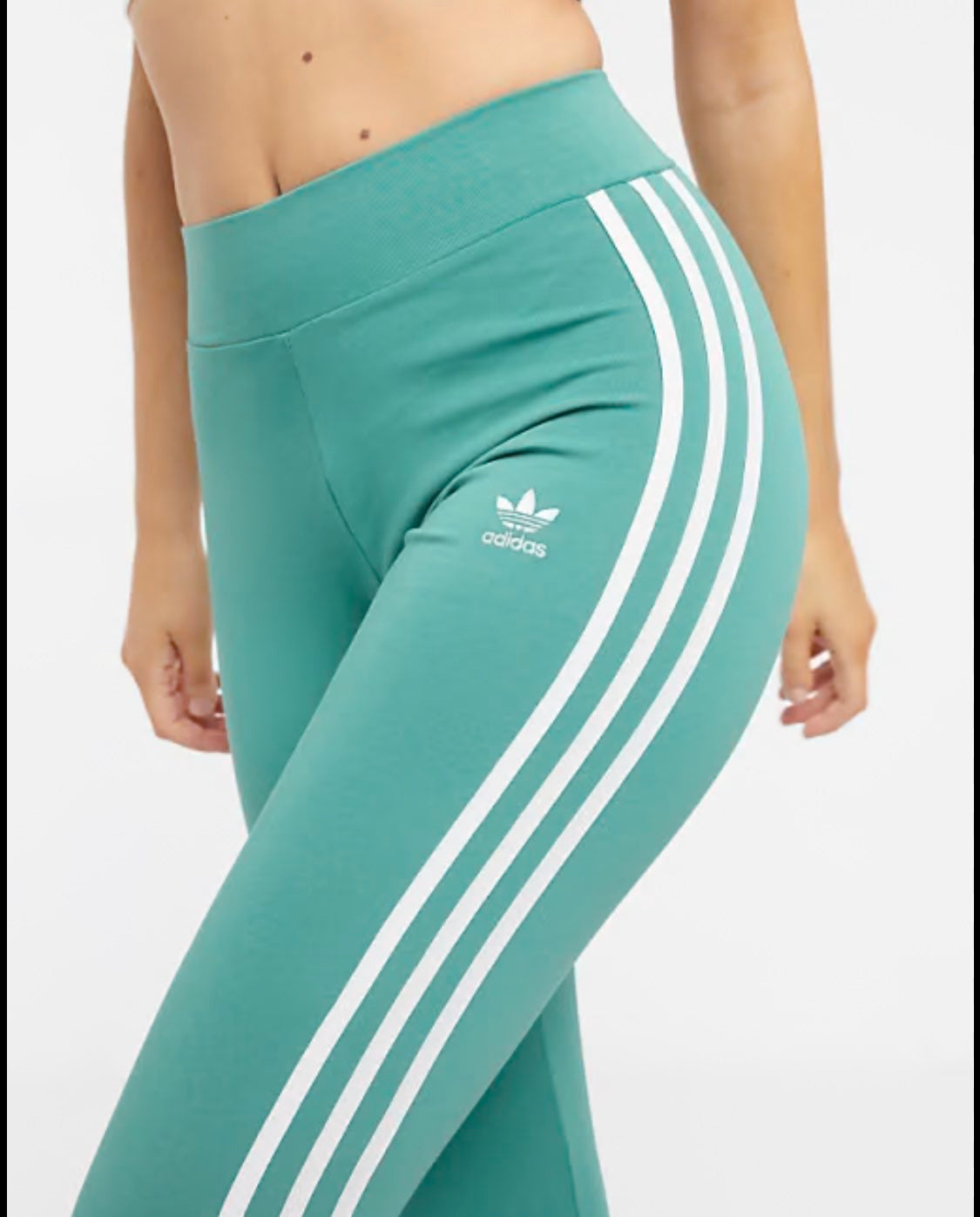 Adidas mint green leggings  - XS