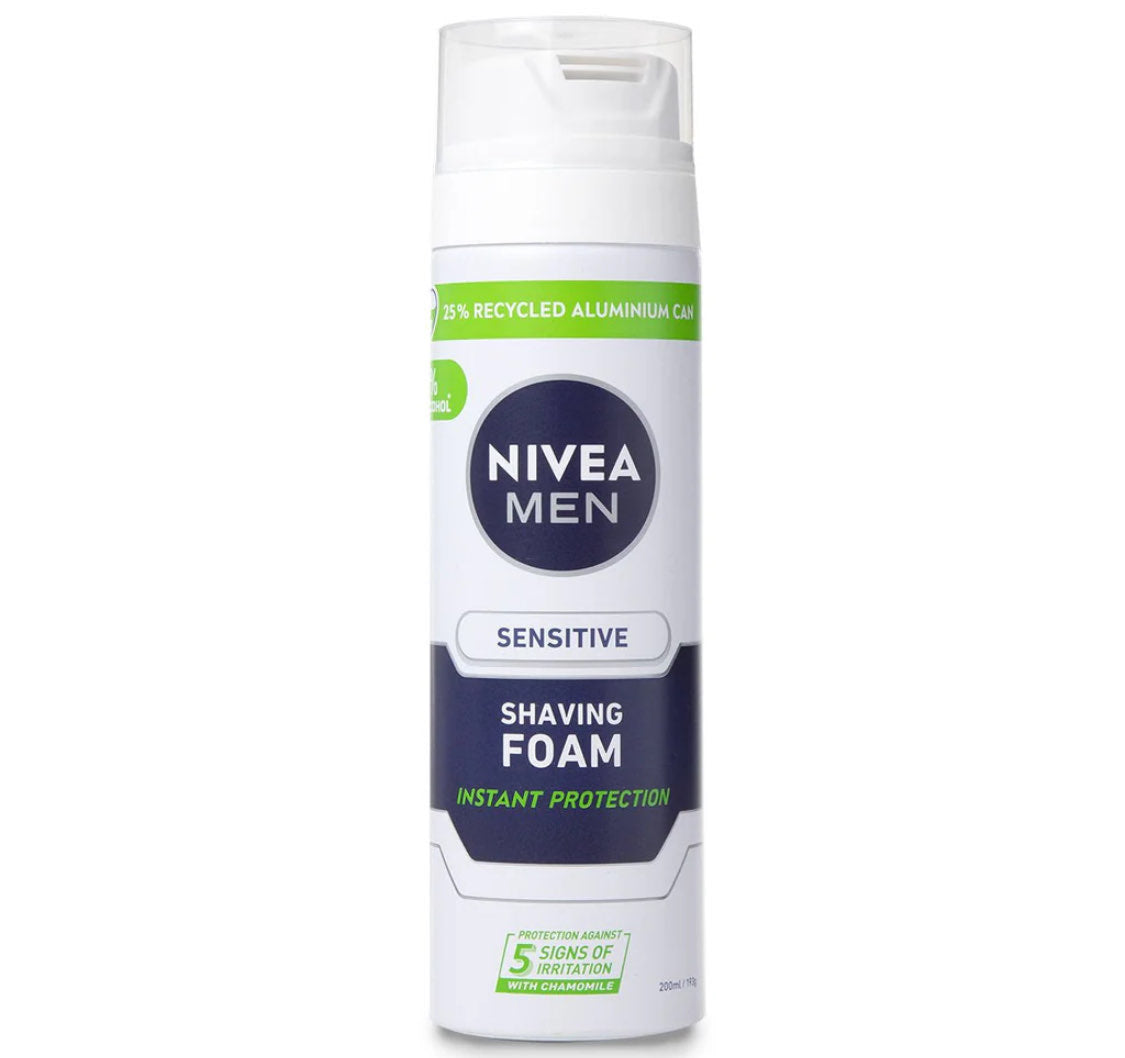 NIVEA Men Sensitive Shaving Foam 200ml