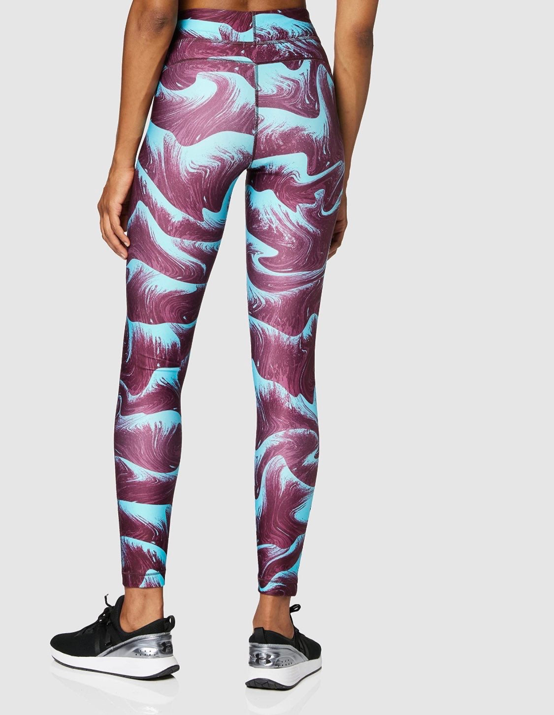 Under armour women’s headgear printed leggings  - M