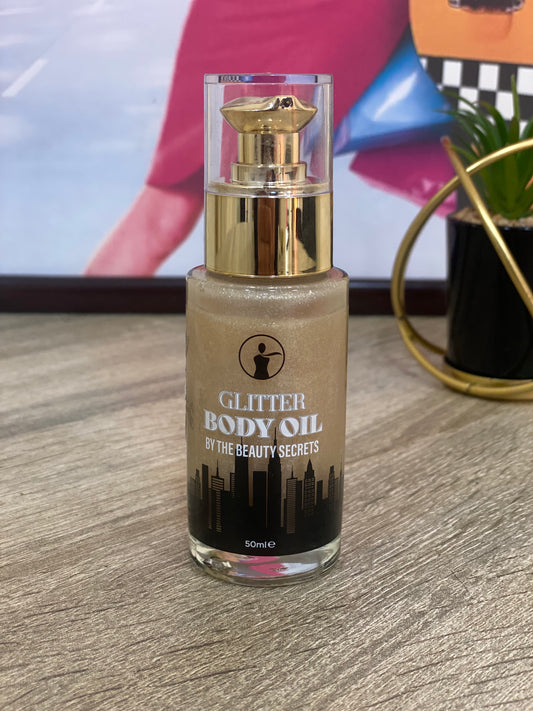 Glitter body oil by the beauty secrets-50ml