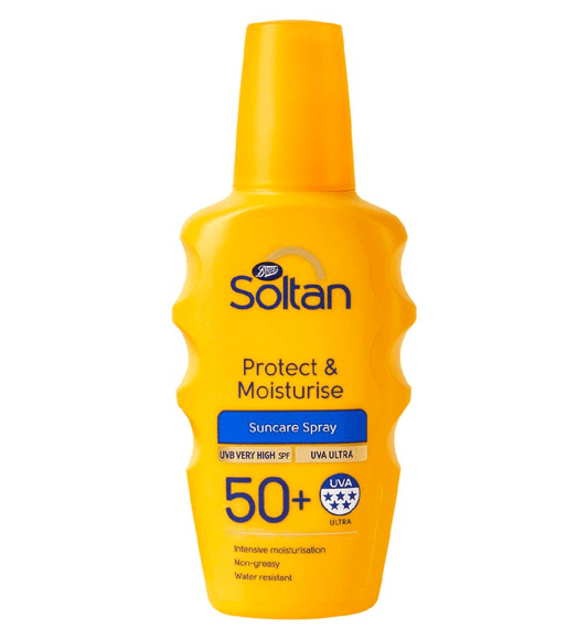 Soltan Protect &amp; Moisturise Spray SPF50+ 200ml