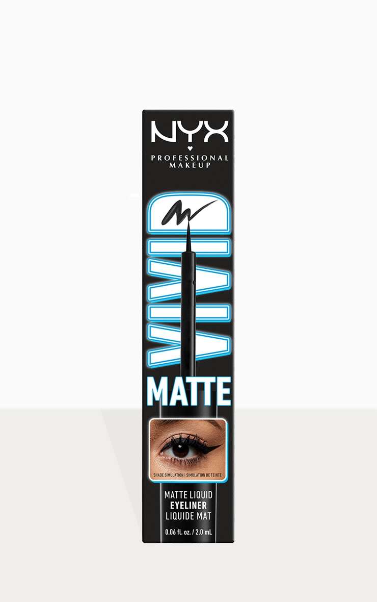 NYX PMU Vivid Matte Liquid Eyeliner Black