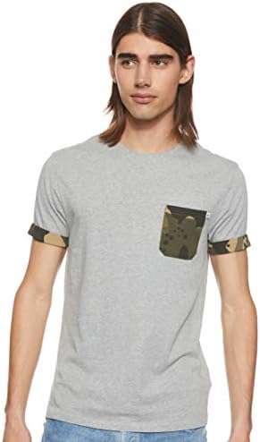 Timberland Mens Ss Printed Pocket T-Shirts - M