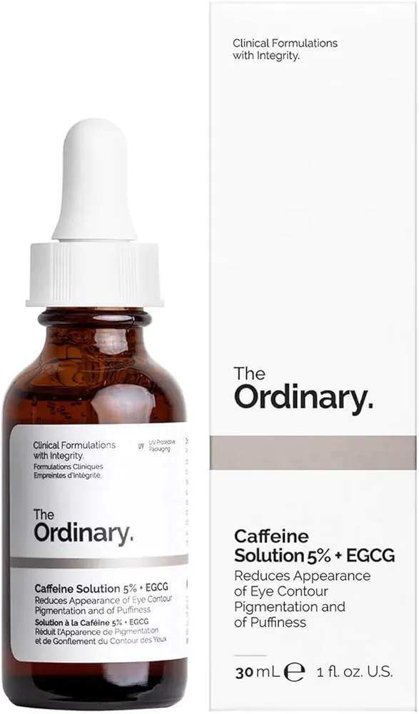 The Ordinary ORIGINAL Caffeine Solution 5% + EGCG | 30ml. | Solution for dark circles and puffy eyes