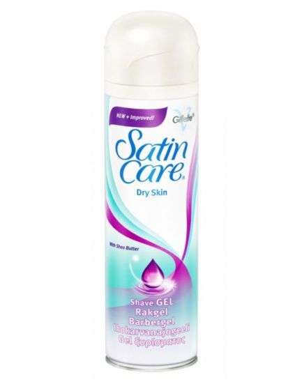 Gillette Satin Care Women's Shaving Gel Dry Skin 200ml