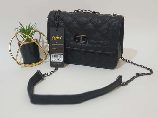 CARINO BLACK CROSS BODY BAG