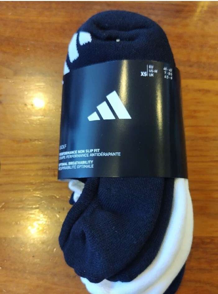 Adidas 3pk   no show sock