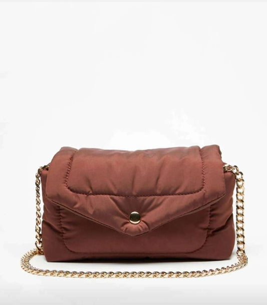 Water proof  splash cross  body  bag - Raw Umber