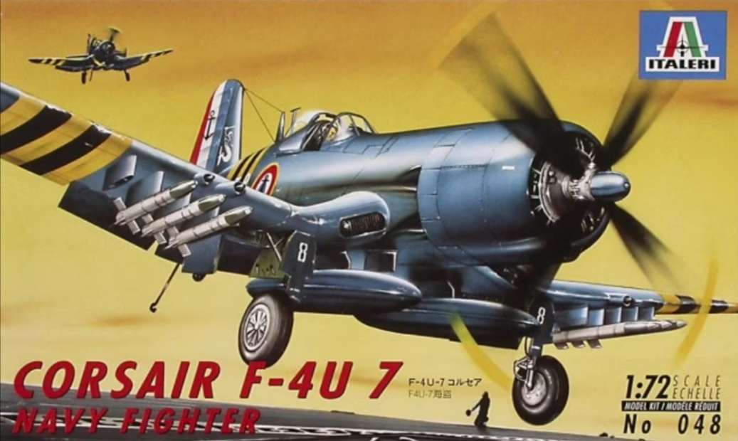 Italeri Corsair F-4U 7 Navy Fighter