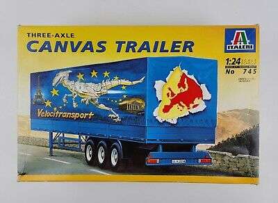 ITALERI Three Axle Canvas Trailer