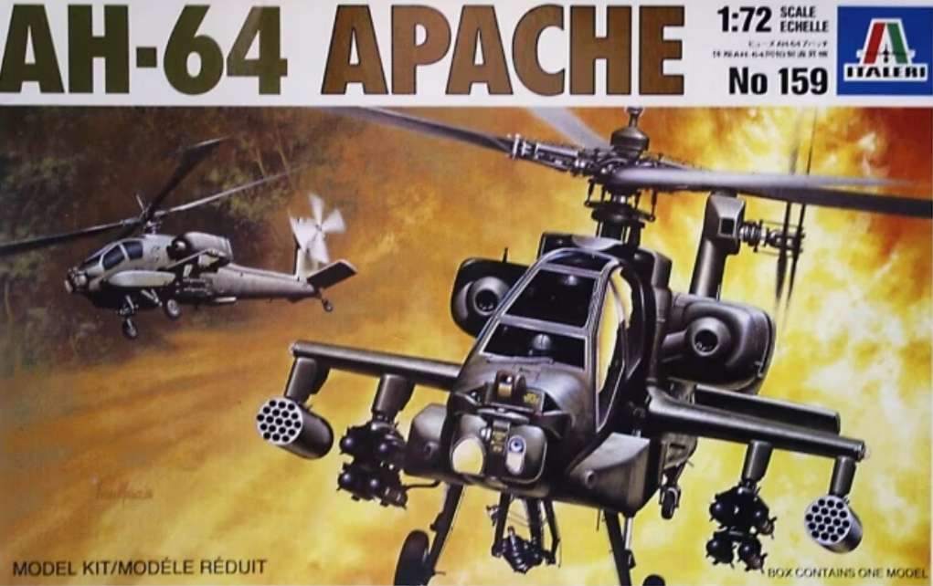 Italeri Ah-64 Apache Helicopter