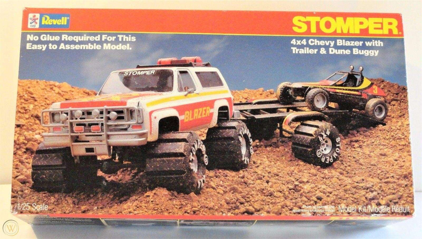 Revell Stomper 4x4 Chevy Blazer With Trailer & Dune Buggy