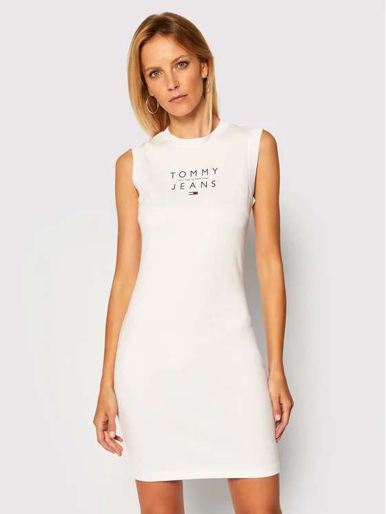 TOMMY JEANS White Dress - L